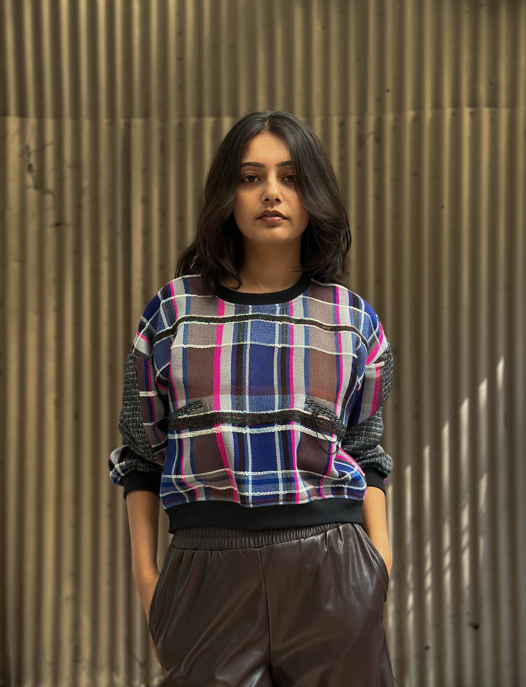 Mia jumper - checkered.