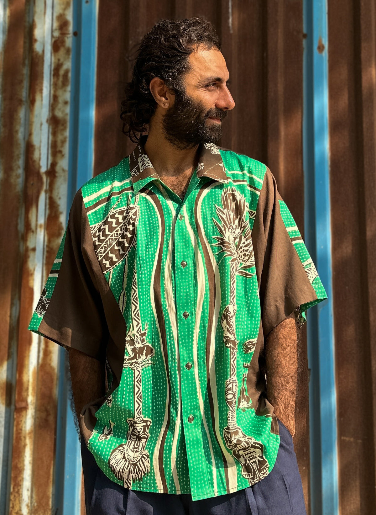 Tenzen shirt- Brick