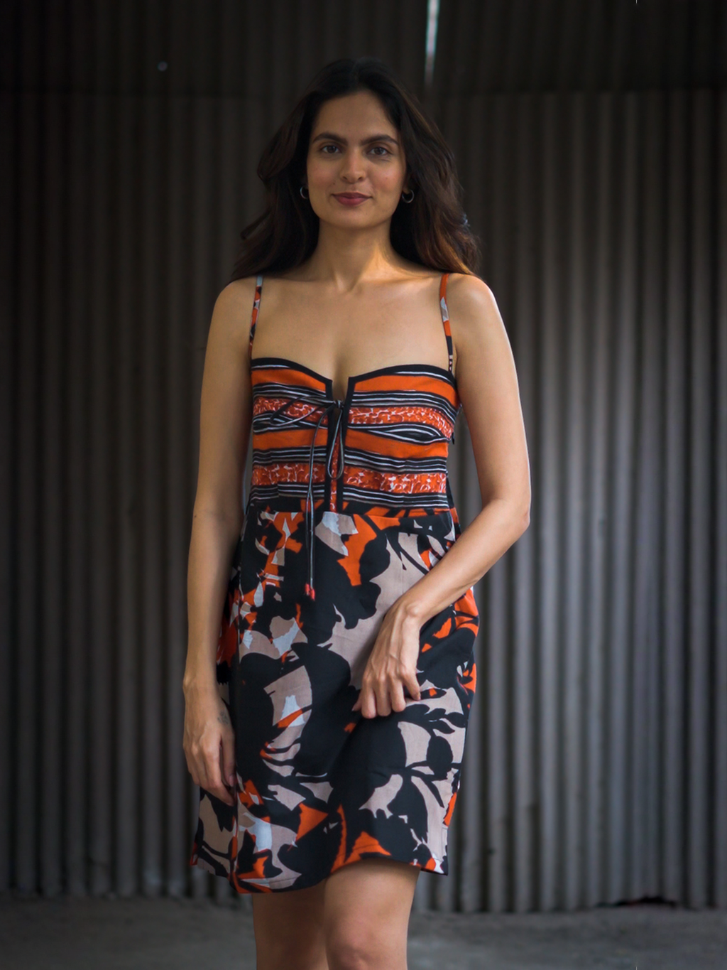 Summerfling dress - tangerine