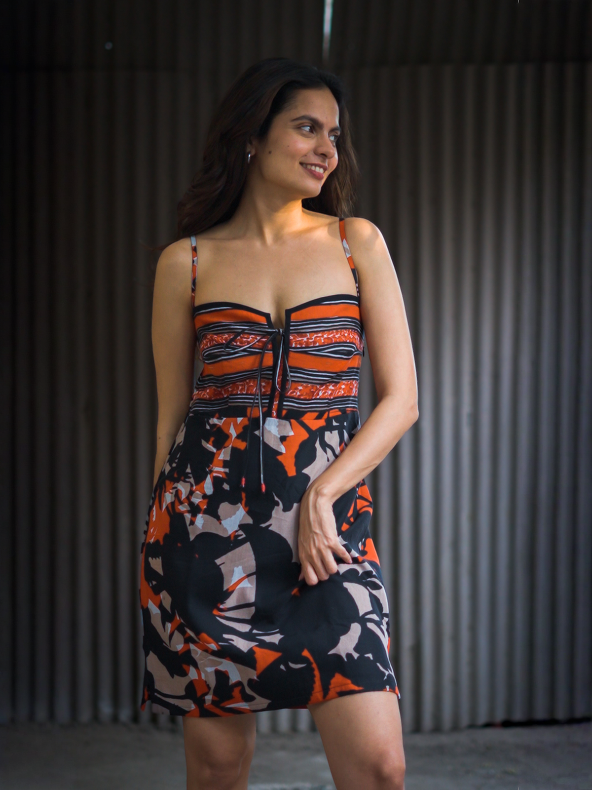 Summerfling dress - tangerine